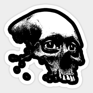 Skull Music Of Me Sticker